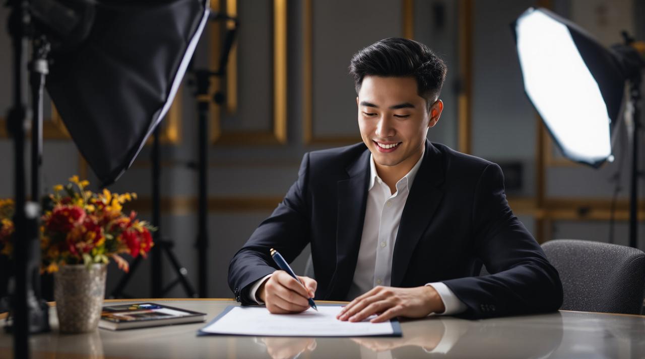 花都视频签约新生代演员陈晓宇，共同开启全新合作篇章